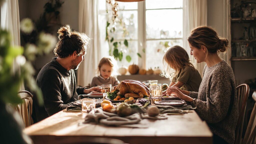 Family Thanksgiving with children on the Spectrum
