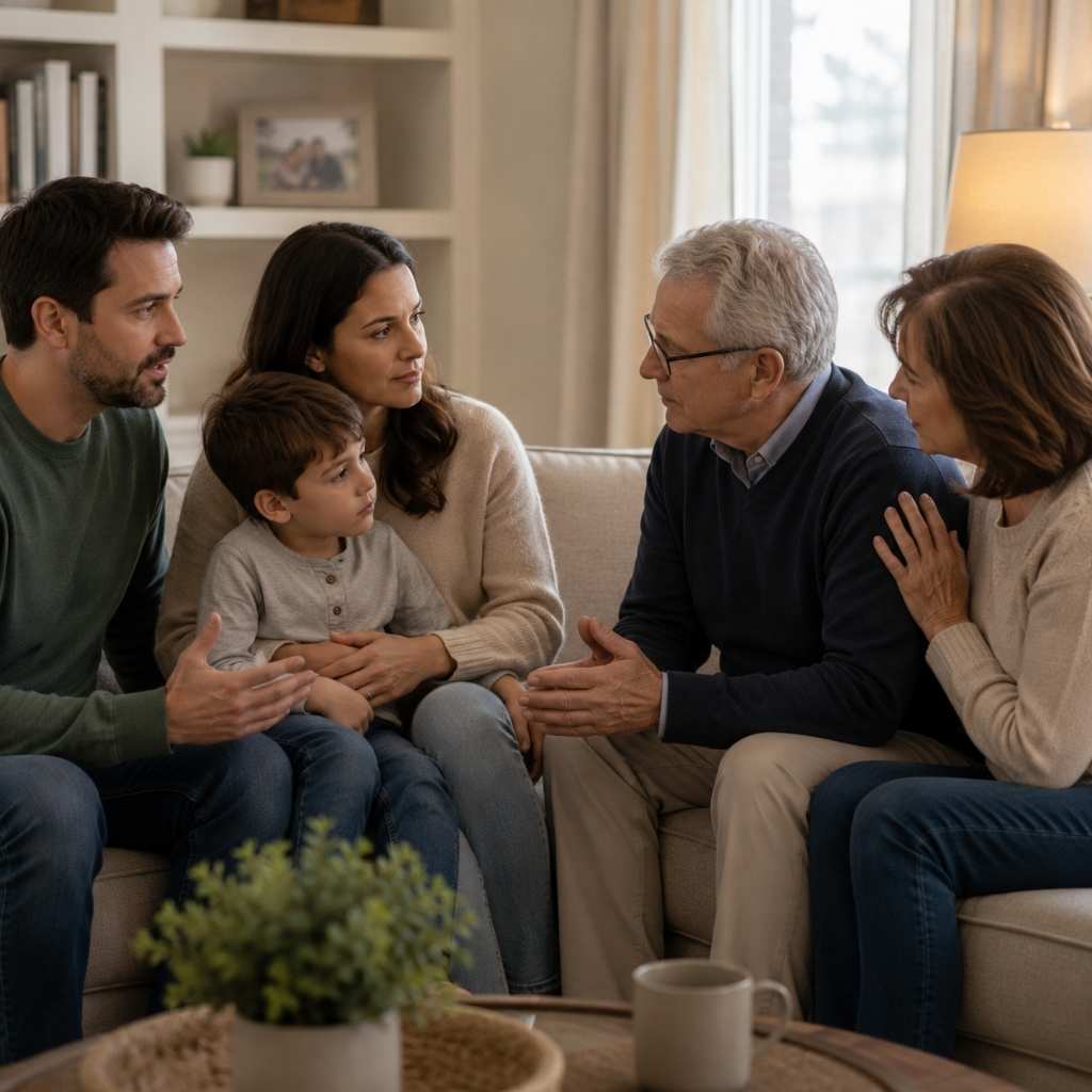 sharing an autism diagnosis with family and autism support in Georgia